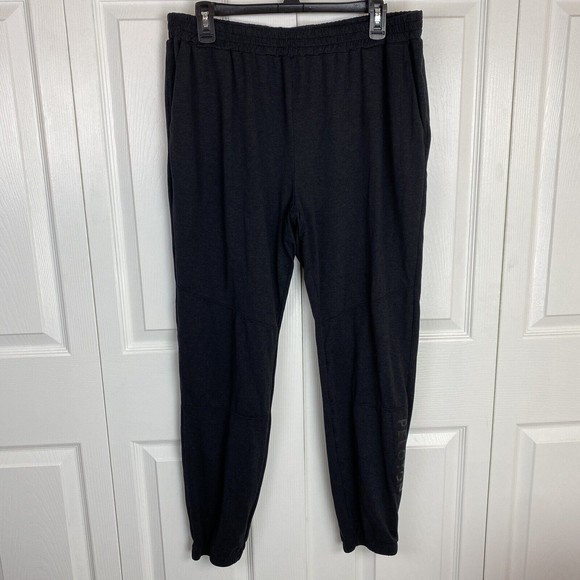 Peloton Size XL Cooldown Joggers Sweatpants Gray Pull On Tapered Gray ankle - Picture 1 of 6